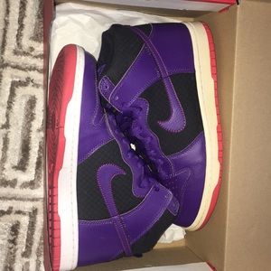 Purple nike hightops